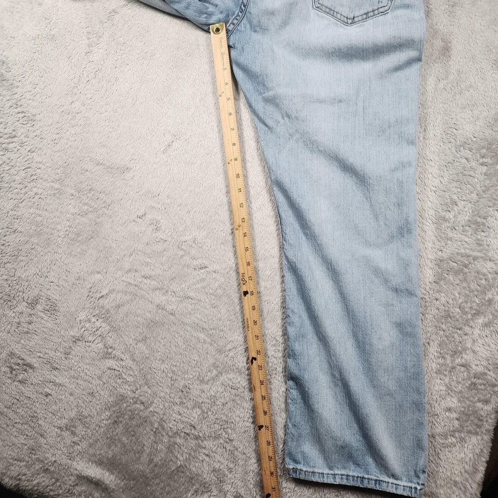 Levis 527 Jeans Men 34x32 (Fits 30x30) Light Wash Slim Bootcut Stretch Pants